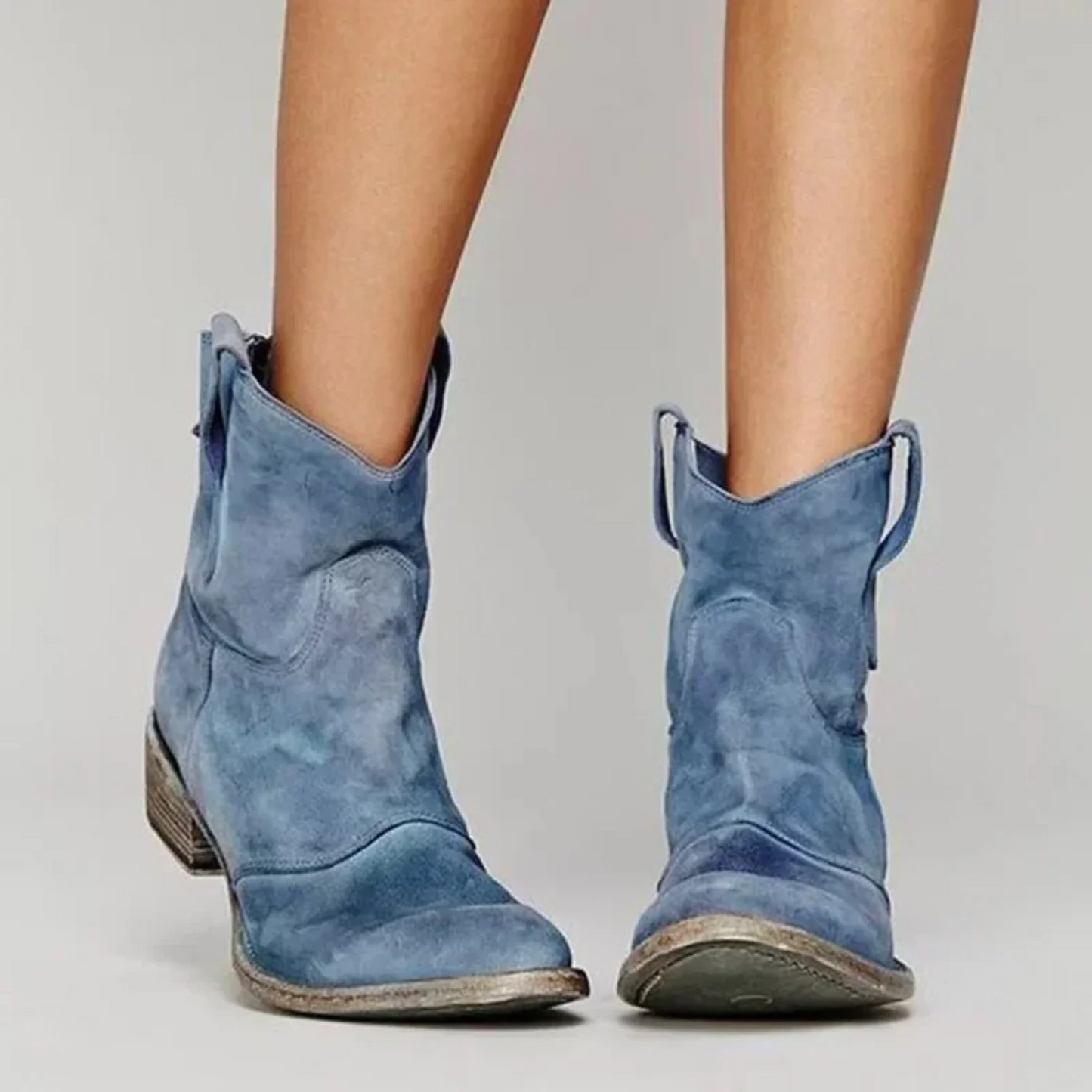 Sienna – Western Suede Boots