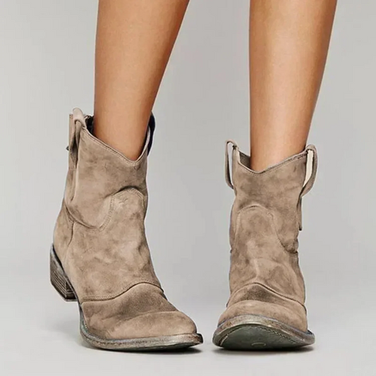 Sienna – Western Suede Boots
